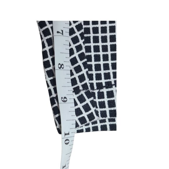 Lands' End Black and White Window -Pane Check Shorts Size 16 - Picture 9 of 9